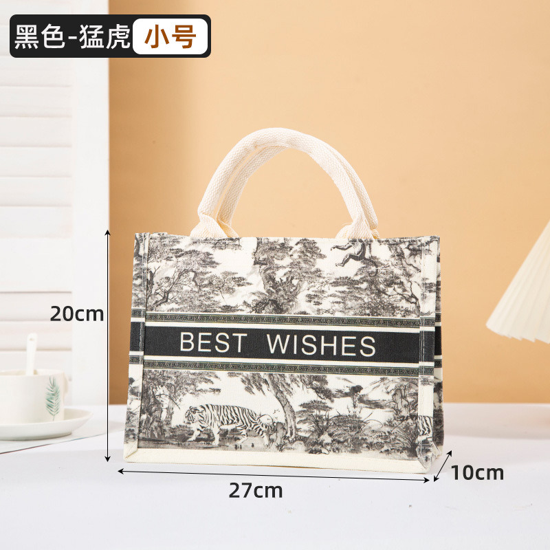 Black canvas bag-small