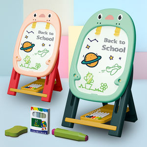 2021 Educatief Speelgoed Draagbare Kinderen Dubbele Schrijven Tekentafel Speelgoed Voor Kinderen - Product Image 2