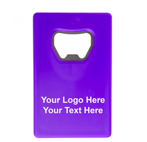 Décapsuleur promotionnel en forme de carte de crédit, logo personnalisé, taille portefeuille, cadeau d'entreprise, souvenir d'événement, outil de bar - Product Image 2