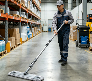 Asta Telescopica in Alluminio 10m Anti-Rotazione per Pulizia Industriale dei Pavimenti e Manutenzione Magazzini - Product Image 3