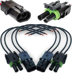 Automoable gaz kelebeği konum sensörü kablo demeti 2 Pin yakıt enjeksiyonlu araba modelleri PVC-hava-paket su geçirmez konnektör plastik - Product Image 2