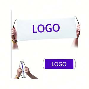 Bannière rétractable portable pour défilement automatique, idéale pour les fêtes, mariages, anniversaires et accessoires de concert - Product Image 1