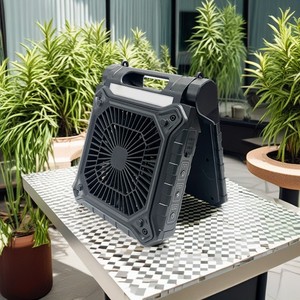 <span class=keywords><strong>Ventilador</strong></span> Recargable a Batería para Campamentos al Aire Libre con Luz LED - Product Image 1