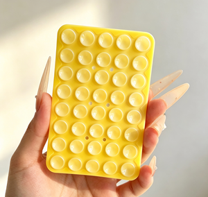 Multiple Colors Available Double-Sided Silicone Suction Cup <b>Foldable</b> Phone Holder Anti-slip Aluminum Alloy Core Stick <b>on</b> <b>Wall</b> - Product Image 1