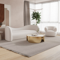 Conjunto de Sofás Modulares de Piel Sintética PU Modernos para Salón, Recepción, Oficina Pública, Hotel, Apartamento, Hospital, Áreas de Espera