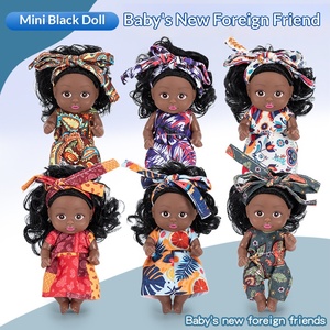 Muñeca Reborn Negra de 3.5 Pulgadas (11 cm), Muñeca Africana Realista, Juguete de Princesa para Niña con Caja de Regalo - Product Image 4