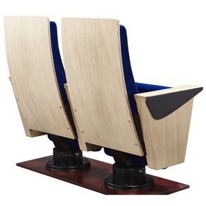 Sillas plegables de tela roja de lujo para uso comercial, asientos para cine, auditorio, iglesia, gran oferta - Product Image 6