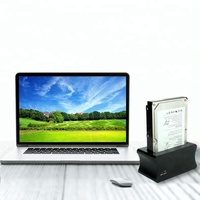 Harga pabrik aluminium 5gbps USB 3.0 kecepatan tinggi ke SATA Hard Drive eksternal stasiun dok untuk 2.5 atau 3,5 inci HDD, SSD