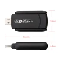 Adaptateur WiFi USB 3.0 1300 Mbps pour Bluetooth 4.2, double bande 2,4 G/5 GHz, carte réseau USB, récepteur sans fil pour ordinateur de bureau, ordinateur portable, dongle