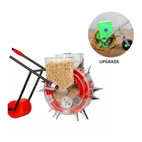 8-Buse Manuel Maïs Blé Arachide Soja Planteur Main Pousser Haricot Vert Petit Grain Semoir Machine