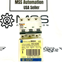 Plc Mg18286 Nc100h Supplementary Protector 480v 3 Pole 15a Us for Warranty Product
