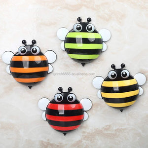 2026 soporte para cepillo de dientes de abeja encantadora soporte para cepillo de dientes de abeja de dibujos animados estantes de almacenamiento de abeja multifunción estante para cepillo de dientes succionado - Product Image 3