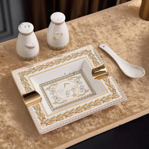 Ustensiles de cuisine Équateur Ensemble de vaisselle Bols et assiettes Ensemble de dîner en porcelaine Kit de tasse minimaliste Western Ceramic Bone China - Product Image 6