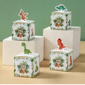Woodland Animal Farm Candy Boxes Jungle Birthday Party Decorations Kids Wild One 1st Birthday Party Supplies Baby Shower