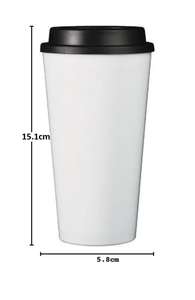 Керамическая кружка для путешествий с логотипом на заказ, холодный горячий напиток, многоразовые кофейные чашки с крышкой - Product Image 3