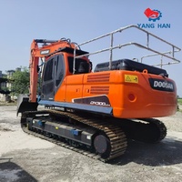 Excavatrice hydraulique d'occasion Doosan DX300LC-9C 30 tonnes pour travaux de construction
