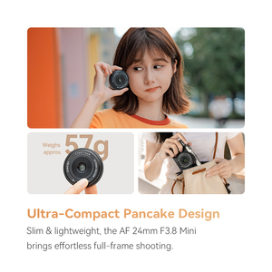 Lente TTArtisan 24mm F3.8 Mini para Montura Sony E, Full Frame AF Pancake 57g con Motor VCM y Detección Facial para A7 A7C - Product Image 4