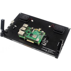 Écran tactile Raspberry Pi de 10,1 pouces avec résolution 1024 * 600, haut-parleurs externes intégrés, luminosité réglable et prise en charge des modèles 4B et 3B - Product Image 5