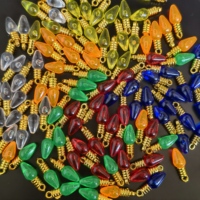 Vente chaude 200Pcs Ampoule Artificielle Charmes Métallique Ampoule Pendentifs Suspendus Dangles DIY Artisanat Fabrication de Bijoux Résultats