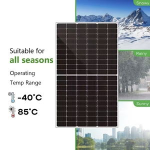 Panel Solar Bifacial Tipo N de Media Celda con Doble Cristal, 630W, Eficiencia del 23%, Módulo Fotovoltaico Residencial para Techo, en Stock - Product Image 3