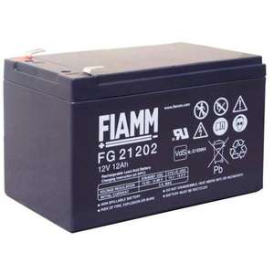 Batería recargable de plomo-ácido Fiamm FG21202 12V 12Ah para uso en espera - Product Image 1