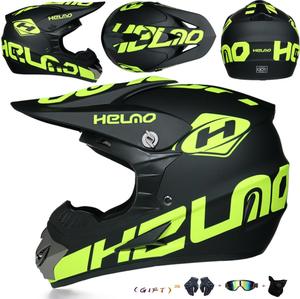 Nouveau casque de vélo de montagne intégral certifié DOT avec coque en ABS pour utilisation hors route, descente et moto électrique - Product Image 3