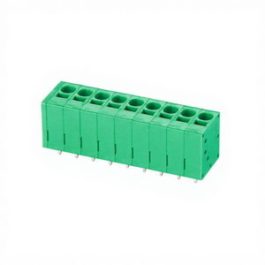 Spring Type Brass Tin Plated KF205V-5.0 Spacing 5.0MM 300V/20A PA66UL94V-0 KF205V for <b>Terminal</b> Block - Product Image 1