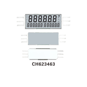 Nhà máy tùy chỉnh <span class=keywords><strong>COG</strong></span> HTN tích cực transmissive <span class=keywords><strong>pin</strong></span> kết nối 6 chữ số giờ 7 đoạn dẫn backlit <span class=keywords><strong>LCD</strong></span> hiển thị 133.0*50.8 mét - Product Image 6