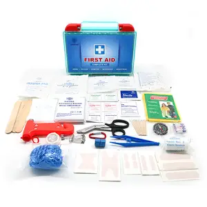 Scatola di conservazione per medicinali in plastica portatile a più strati Kit completo di famiglia scatola medica di pronto soccorso