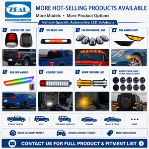 Paire de feux de position latéraux de pare-chocs à LED pour <span class=keywords><strong>Ford</strong></span> <span class=keywords><strong>Bronco</strong></span> F-100 F-150 F-250 F-350 <span class=keywords><strong>1980</strong></span> 1981 1982 1983 1984 1985 1986, lentille transparente - Product Image 5
