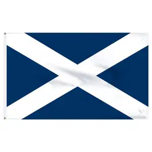 Günstige Schottland 3x5ft Durable Polyester Nationalen Flagge Mit Zwei Ösen