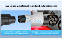 Nouveau câble de charge pour véhicules électriques de type 2, 7 kW, 11 kW, 22 kW, 32 A, 16 A, 430 V AC, avec matériau TPU ID4 ID6 pour voitures électriques BYD, norme chinoise