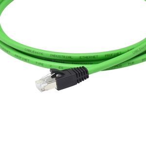Conector impermeable Cable de código D de 4 pines Enchufe macho de soldadura industrial circular a conector macho RJ45 M12 - Product Image 2