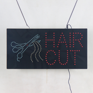 12*24 inch tóc Cắt trong nhà dẫn mở biển quảng cáo, siêu sáng ánh sáng hoạt hình mở cửa sổ quảng cáo cửa hàng hiển thị - Product Image 2