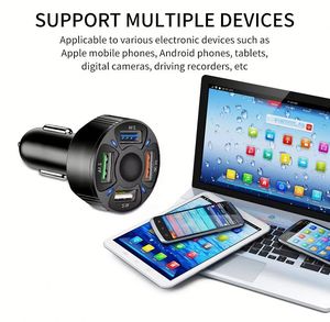 ที่ชาร์จโทรศัพท์ในรถยนต์แบบเร็ว Universal Qc3.0 4 พอร์ต USB พร้อมกล่องบรรจุภัณฑ์สำหรับโทรศัพท์มือถือ - Product Image 6