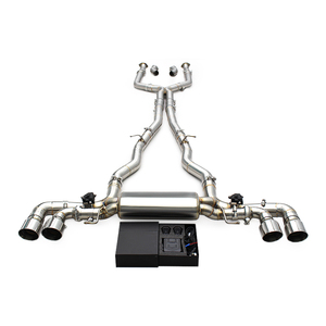 Silenciador de Escape Catback Personalizado con Válvula para M850/M850i LCI G14/G15/G16 4.4TT 2020-2024, Acero Inoxidable Boska con Acabado Pulido de 1.5mm - Product Image 1