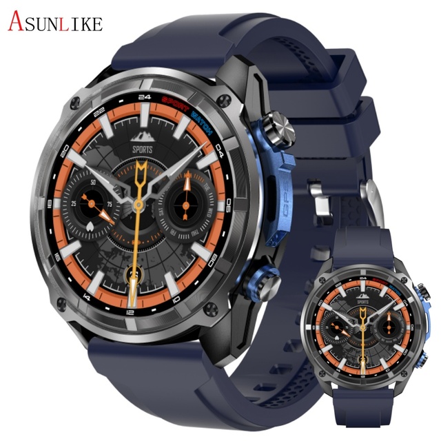 DTG1 New Arrival Sports GPS Smart Watch for Men IP68 Waterproof Compass Precision Position Multiple Sports Modes Voice Assistant