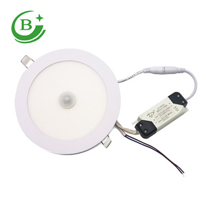 Siêu mỏng 6 wát <span class=keywords><strong>LED</strong></span> vòng PIR cảm biến chuyển động Trần Bảng điều chỉnh ánh sáng cảm ứng thông minh Bảng điều khiển ánh sáng - Product Image 2