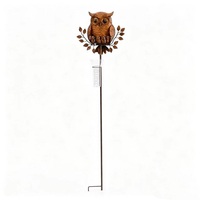 Pluviomètre à godet basculant en verre personnalisé pour la décoration extérieure de la ferme, de la pelouse, du jardin