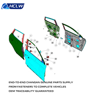 Kit complet de pièces automobiles OEM Changan X5 PLUS, composants du moteur, phares, feux arrière, portes, pare-chocs, ensemble complet