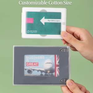 SUNSHING Transparent Credit Card <b>USB</b> Magnetic Box with Foam Portable Thumb Drive Case Organizer for Photographers, Wedding - Product Image 2