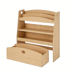 Étagère à livres pour enfants en bois personnalisable avec tiroir, <span class=keywords><strong>rangement</strong></span> multifonctionnel pour livres d'enfants pour la crèche et la maternelle - Product Image 5