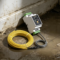 Système de détection de fuite avec capteur de fuite à sortie relais, détecteur d'immersion d'eau, système d'alarme de fuite RS485