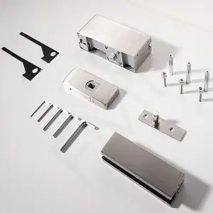 Durable Stainless Steel High Quality Glass Patch Fitting Door Clip For Glass Door