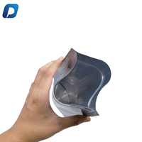 100pcs pochettes en aluminium de qualité alimentaire debout refermable étanche à l'humidité avec gousset pour l'emballage de matériaux en PET