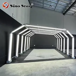 SGE1006 La lumière tunnel LED Sino Star standard pour le film de voiture et la station d'entretien de voiture