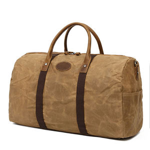 Sac fourre-tout marin en toile durable pour fitness grande capacité fermeture à glissière portable Weekender Sport pour les voyages de courte distance - Product Image 1