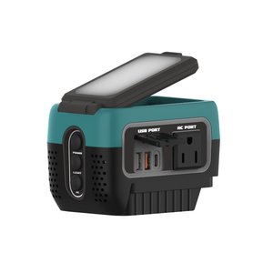 อินเวอร์เตอร์คลื่นไซน์บริสุทธิ์ 240W สำหรับ<span class=keywords><strong>แบ</strong></span><span class=keywords><strong>ต</strong></span>เตอรี่ <span class=keywords><strong>Makita</strong></span> 18V พร้อมเ<span class=keywords><strong>ต</strong></span>้ารับ AC 120V และพอร์ต USB-C สำหรับ<span class=keywords><strong>ใช้</strong></span>ในบ้าน แคมป์ปิ้ง และเดินป่า - Product Image 1