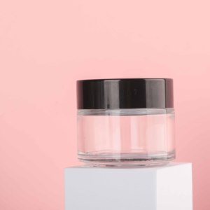 Frascos de <span class=keywords><strong>crema</strong></span> <span class=keywords><strong>para</strong></span> el cuidado de la piel de 100g personalizados más vendidos, contenedor de bálsamo corporal transparente, contenedor de vidrio <span class=keywords><strong>para</strong></span> cosméticos de cilindro de 3,4 oz <span class=keywords><strong>para</strong></span> exfoliante - Product Image 2