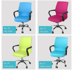 Wholesale Spandex Stretch Purple Office Computer <strong>Chair</strong> <strong>Cover</strong> for protection Renew <strong>Swivel</strong> <strong>Chair</strong> Slipcovers Small Size - Product Image 6